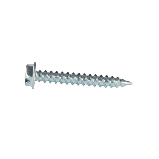 TP-10516X11/2TP250 - #10 (5/16 Hex) X 1-1/2" Hex Washer Head Slot Sharp Point Tapping Screw Zinc Plated