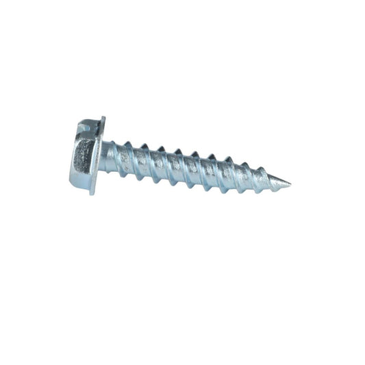 TP-10516X1TP100 - #10 (5/16" Hex) X 1" Hex Washer Head Slot Sharp Point Tapping Screw Zinc Plated