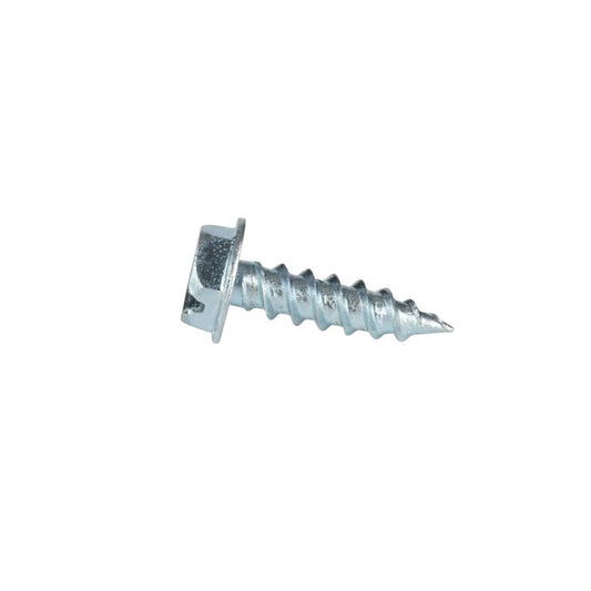 TP-10516X3/4TP100 - #10 (5/16" Hex) X 3/4" Hex Washer Head Slot Sharp Point Tapping Screw Zinc Plated