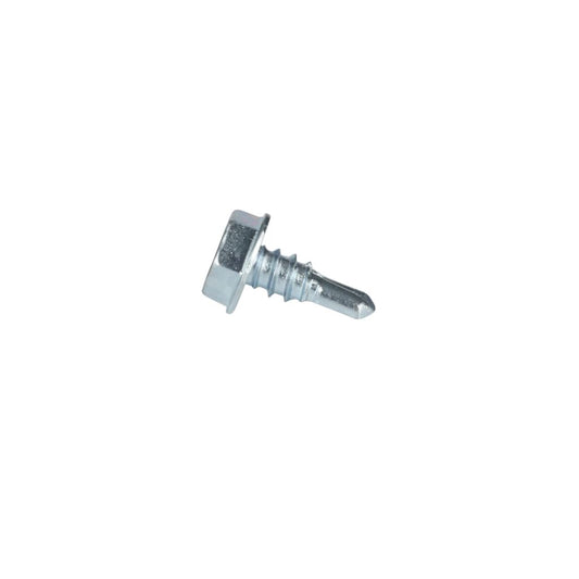 TP-10X1/2DP100 - #10 (5/16" Hex) X 1/2" Hex Washer Head Unslot Type 3 Self Drill Screw Zinc Plated