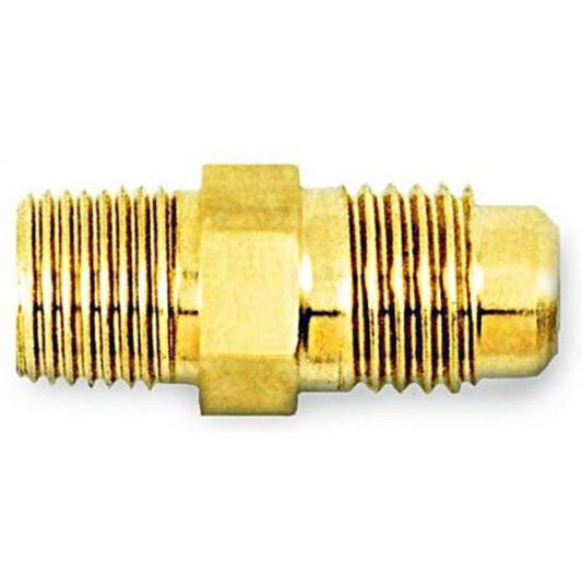 TP-1818 - 1/4″ Male Flare Access X 1/8″ MPT Body, TP-2250 Brass Cap and Valve Core