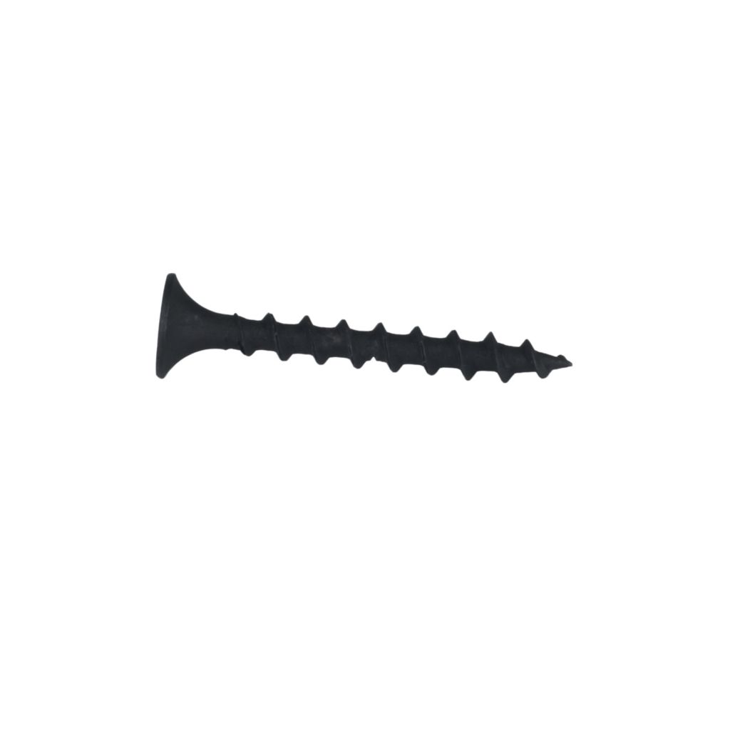 TP-6114DS - #6 X 1-1/4" Bugle Head Phillip Coarse Thread Drywall Screw Black Phosphate