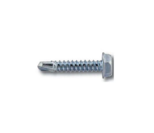 TP-8X1/2DPM - #8 X 3/4 Hex Washer Head Self Drill Screw, Zinc, (Jar of 1000)