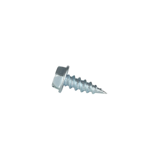 TP-8X1/2TPBX - #8 (1/4" Hex) X 1/2" Hex Washer Head Slot Sharp Point Tapping Screw Zinc Plated