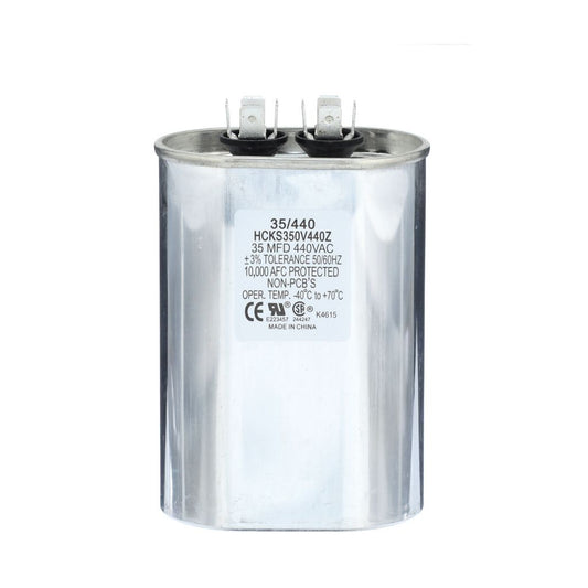 TP-CAP-35/440 - Oval Run Capacitor 35 MFD 440 VAC