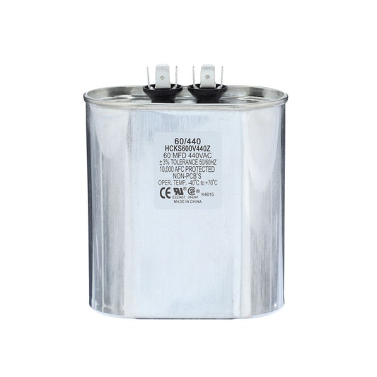 TP-CAP-60/440 - Oval Run Capacitor 60 MFD 440 VAC